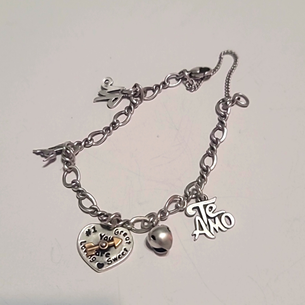 James Avery Charm Bracelet w/5 charms